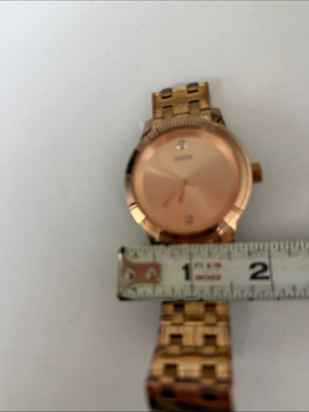 GUESS Rose Gold-Tone men’s or Unisex Bracelet Watch